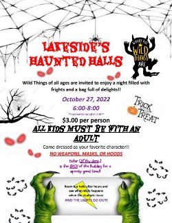 Haunted Halls: $3.00 per person, Food Trucks not included in admission fee. 